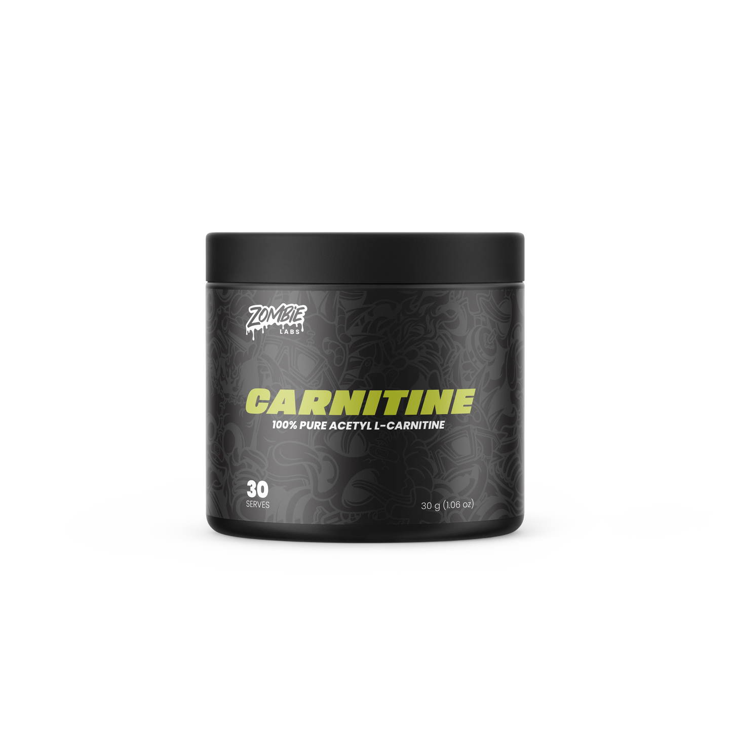 Zombie Labs - Carnitine - 100% Pure Acetyl L-Carnitine - 30 Serves