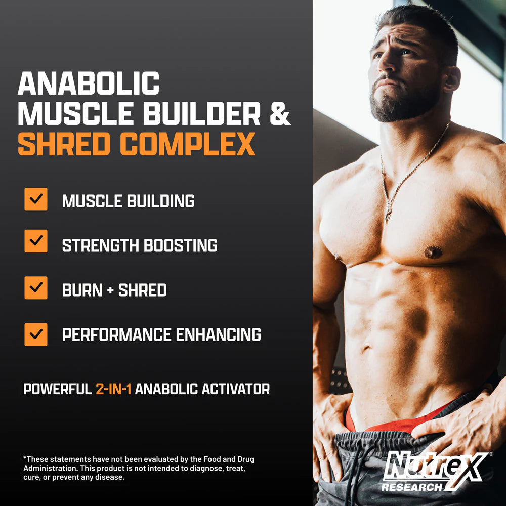 Nutrex Research - Anabol Ripped - ANABOLIC ACTIVATOR & FAT BURNER - 60 Capsules