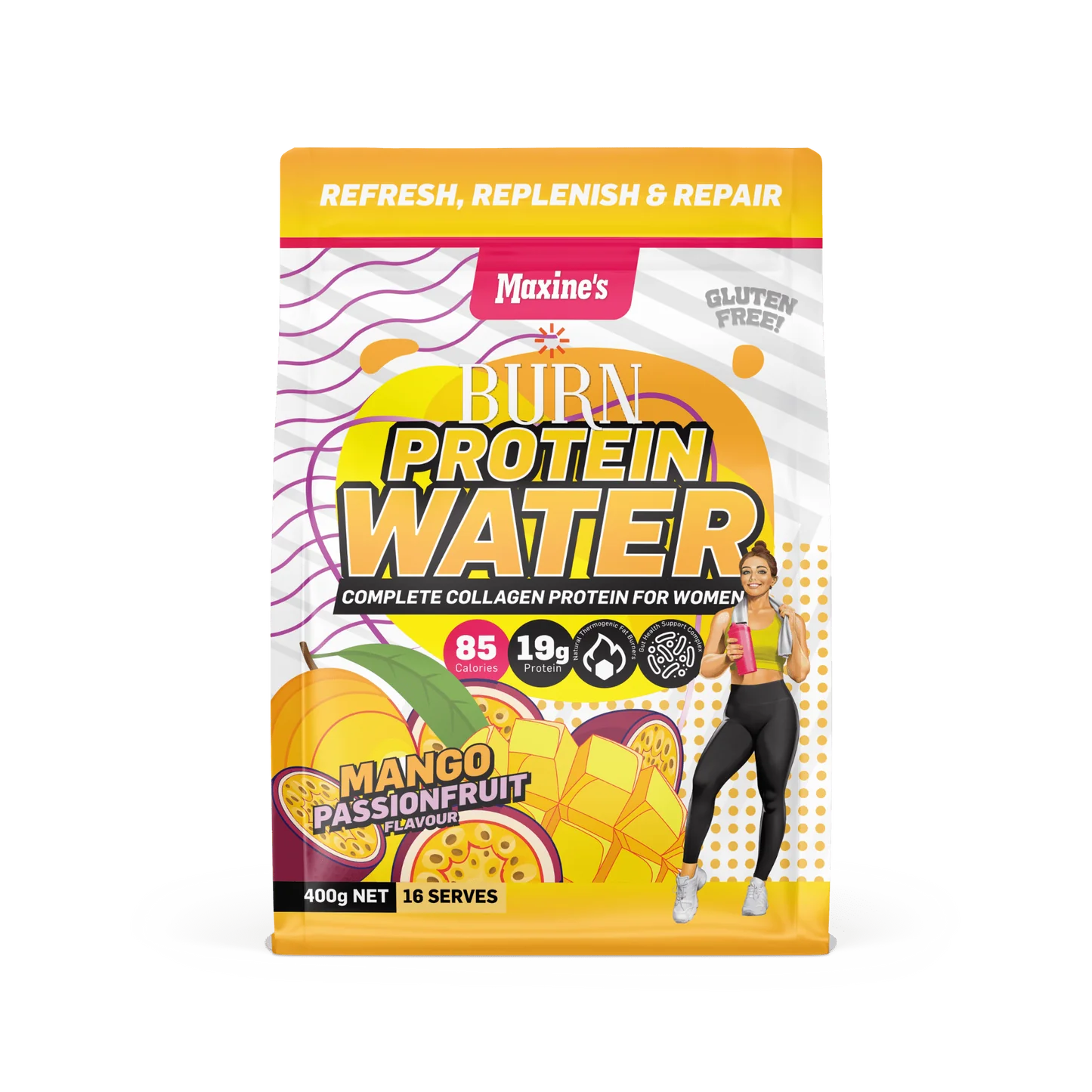 Maxine's Burn Protein Water + Collagen