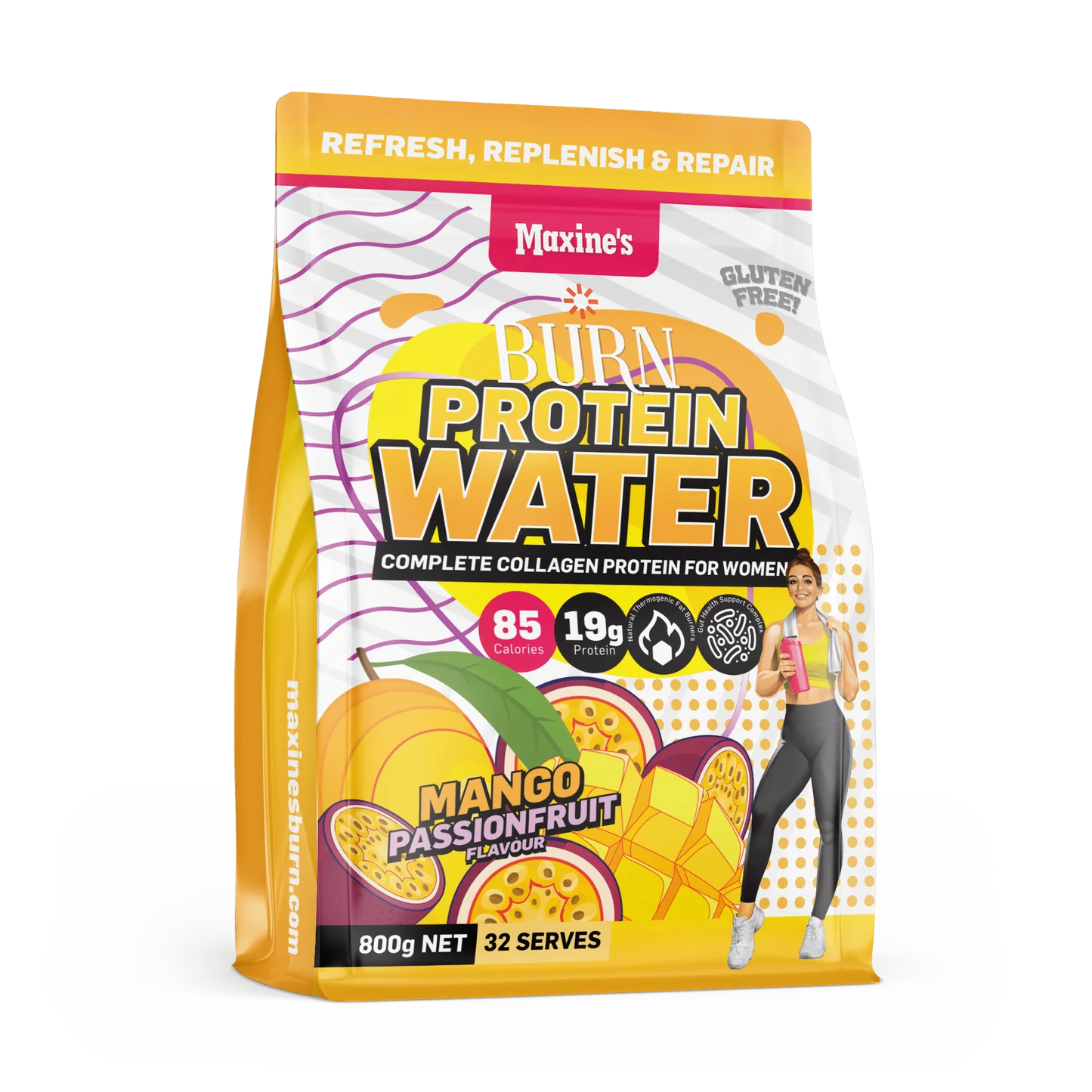 Maxine's Burn Protein Water + Collagen