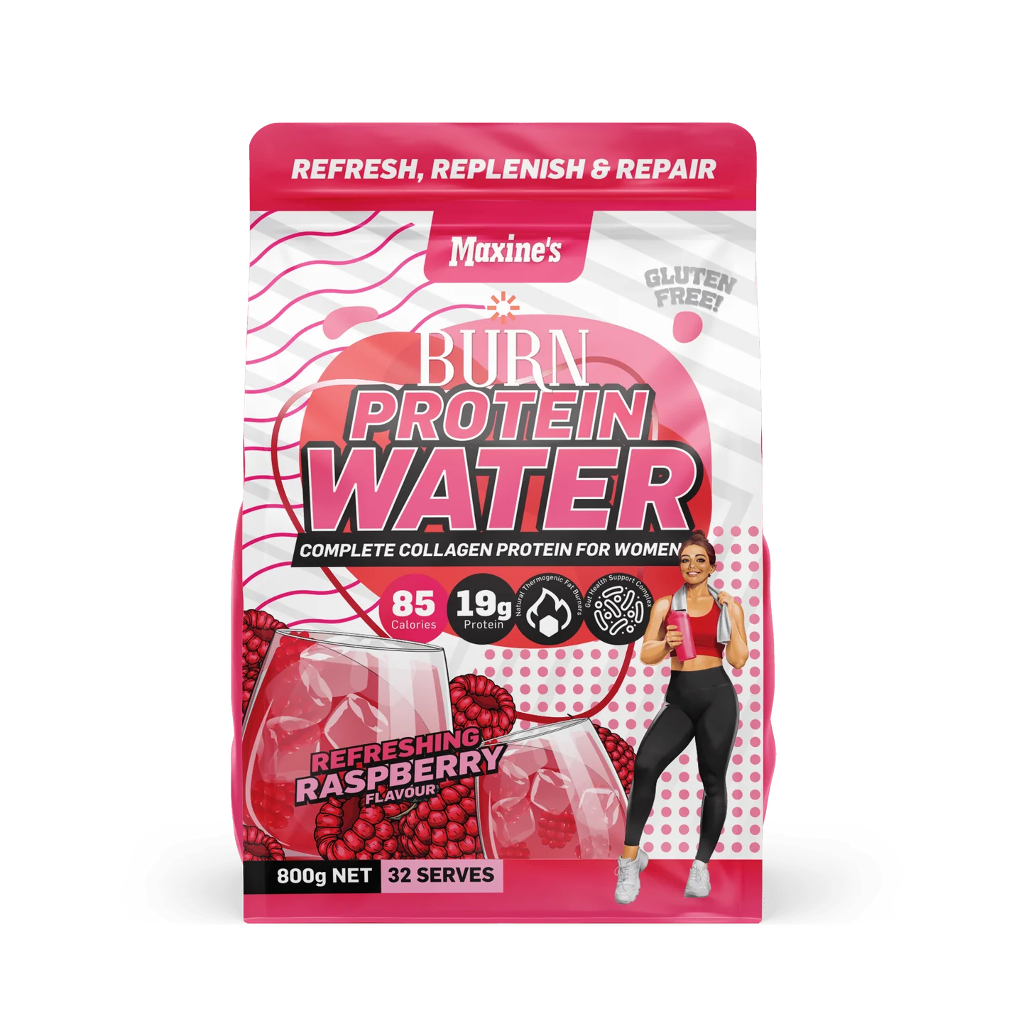 Maxine's Burn Protein Water + Collagen