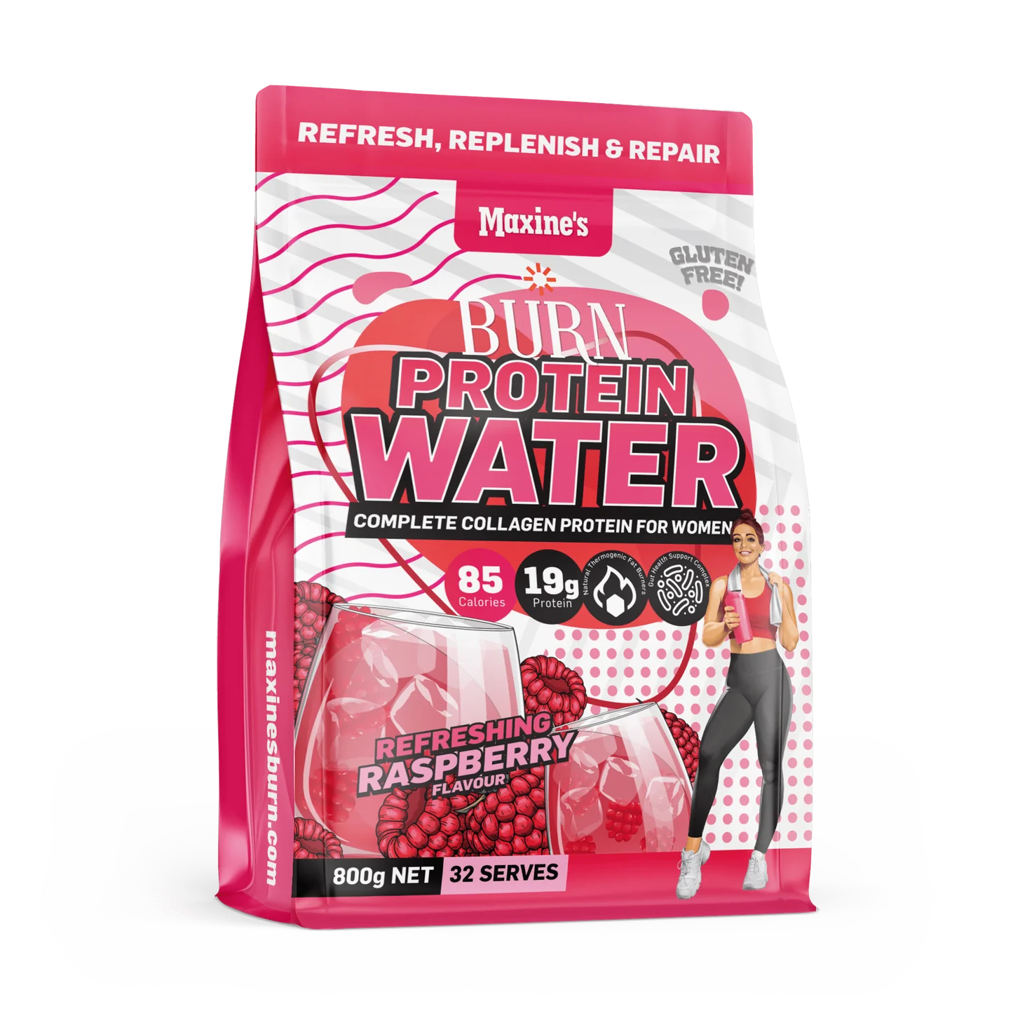 Maxine's Burn Protein Water + Collagen