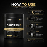 Nano+ Technology - L-Carnitine Tartrate Powder - Pharma Grade