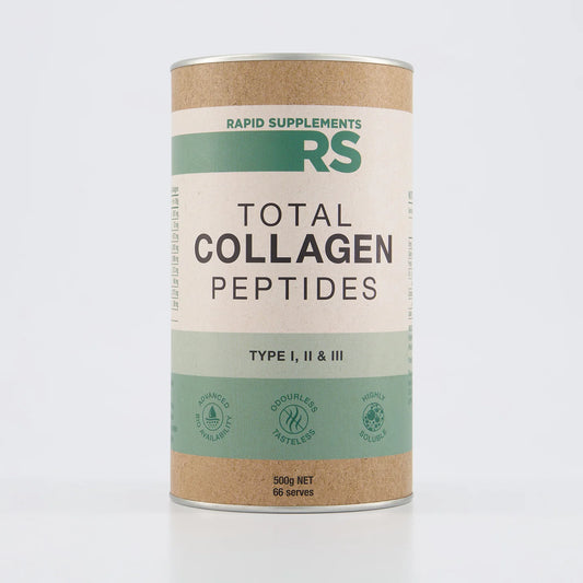 Rapid Supplements - Pure Collagen Peptides - Type I, II & III - 250g
