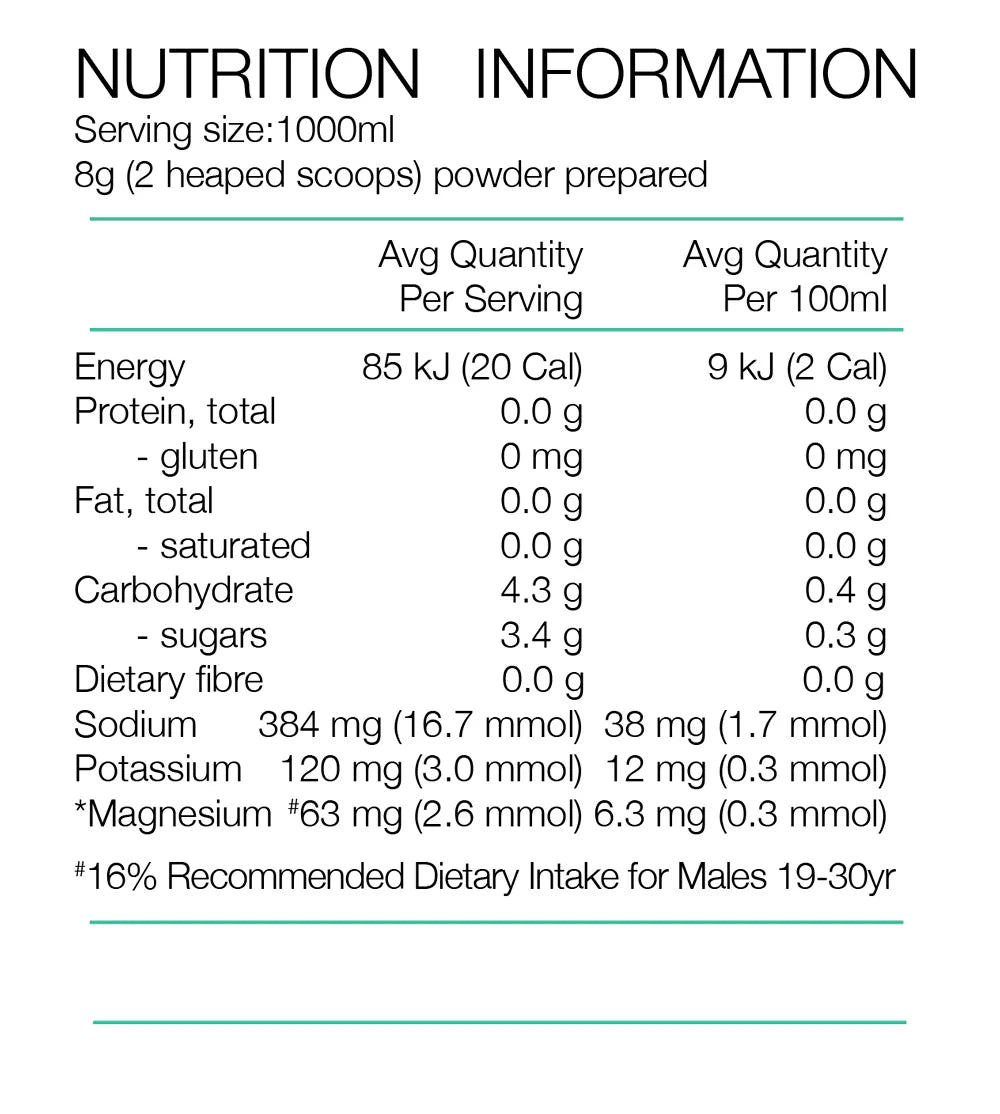 PURE - Electrolyte Hydration Low Carb - 160g