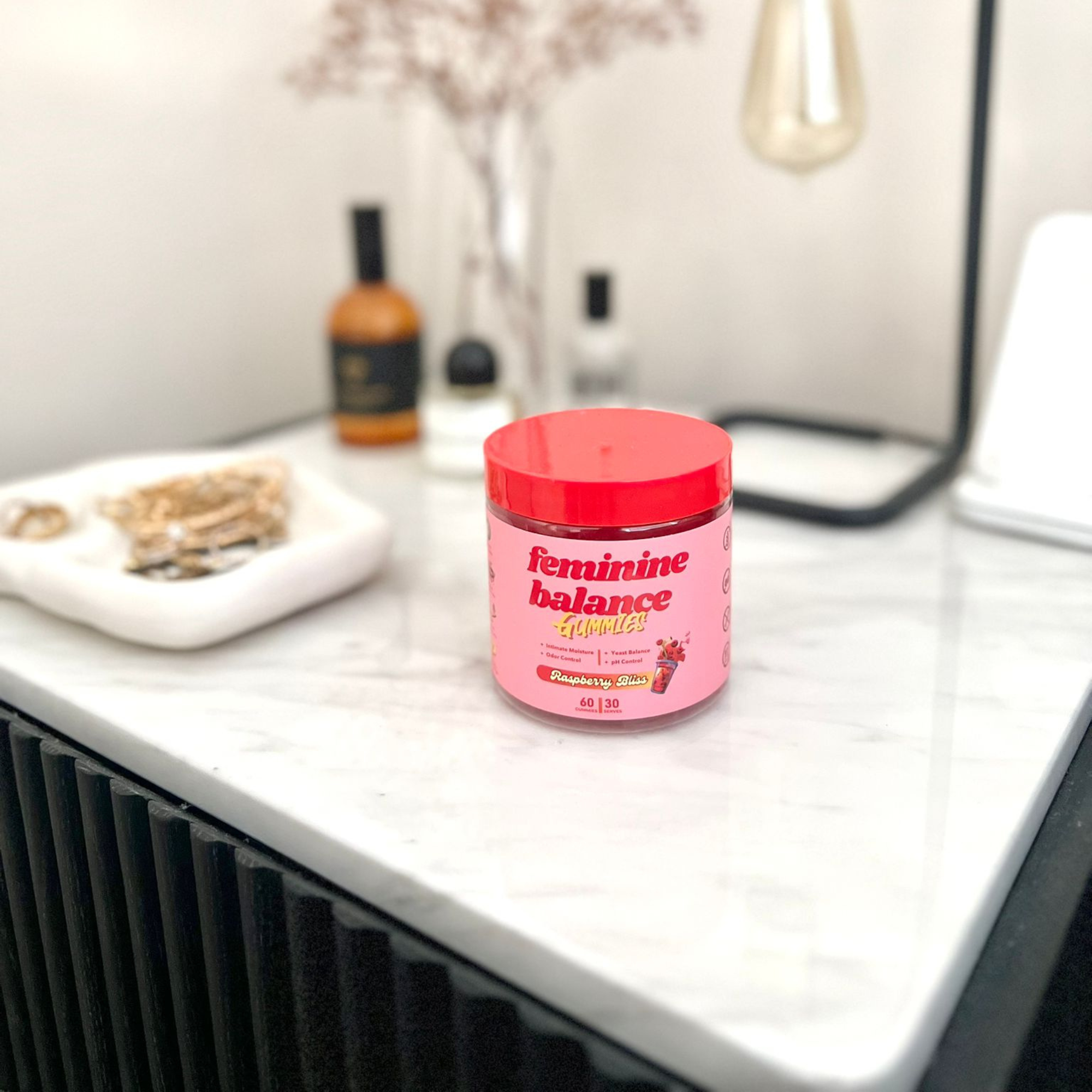 Vaginal Probiotic Gummies for Women with Cranberry