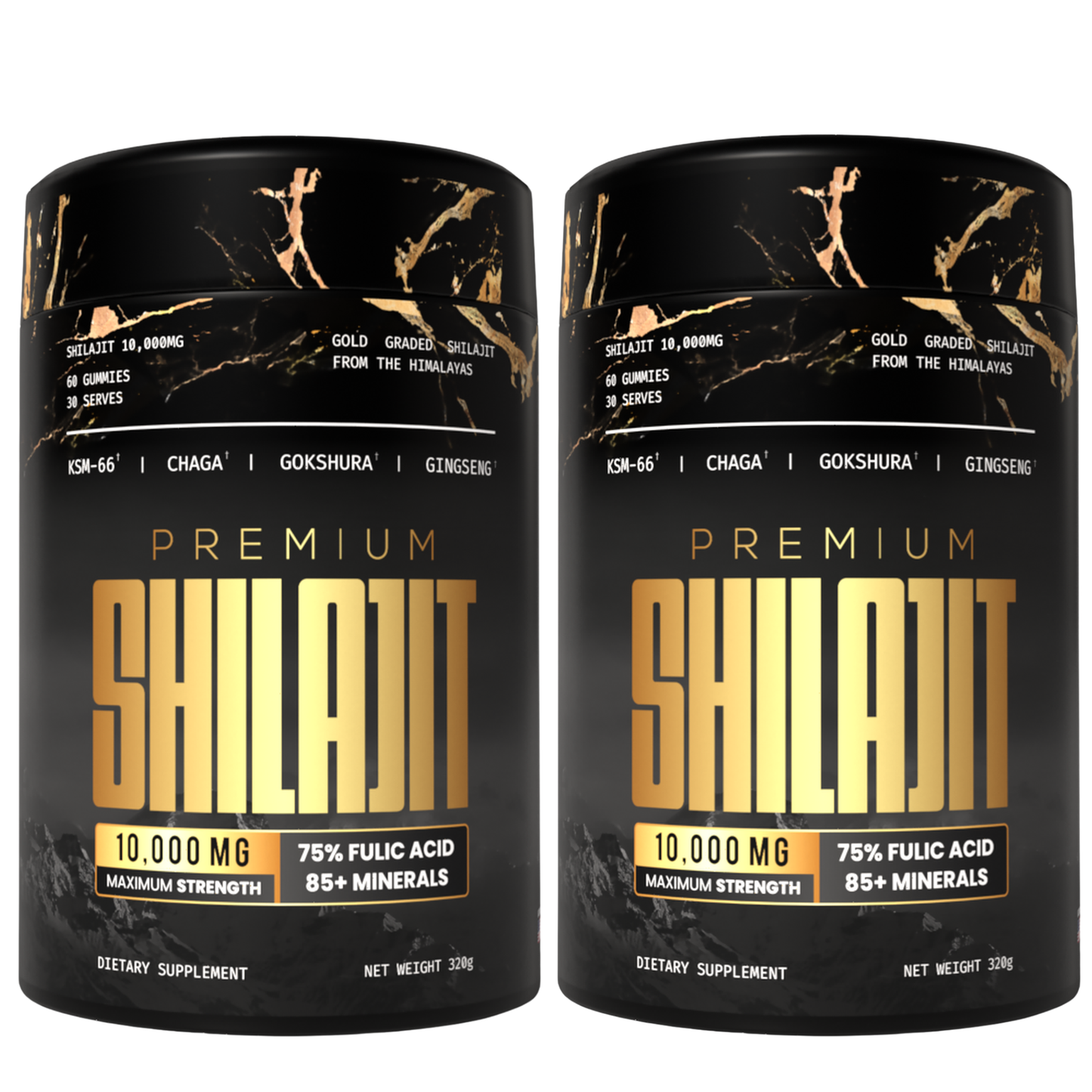 Pure Himalayan Shilajit Gummies Gold Graded Shilajit Lab Tested