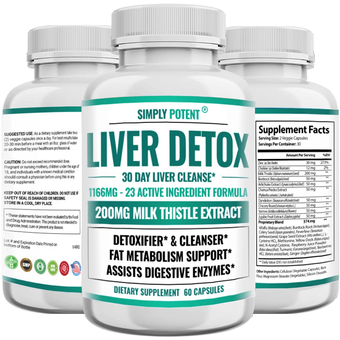 Simply Potent - Liver Detox - 60 Capsules