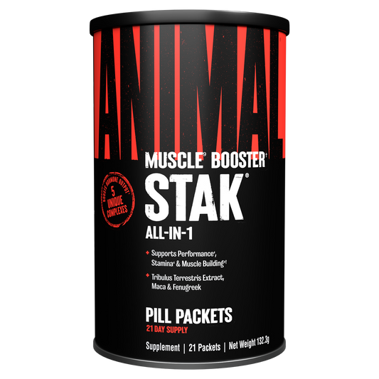 Animal STAK - Muscle Booster - Natural Hormone Booster Supplement - 21 Serves