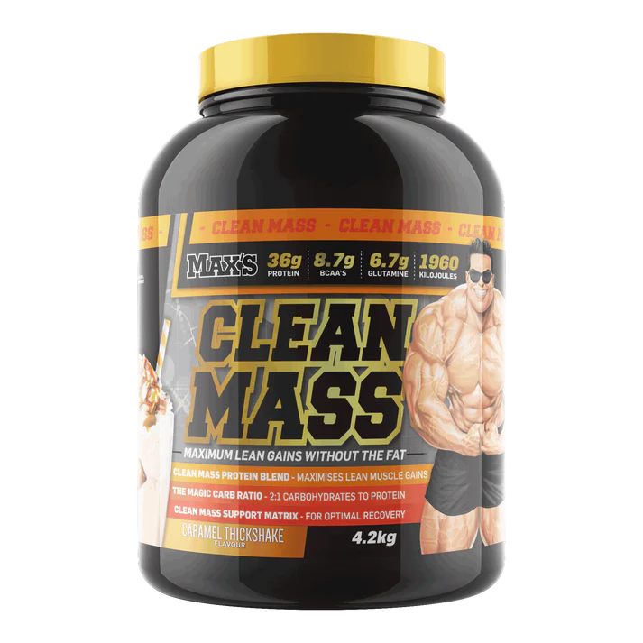 Max's Clean Mass Protein Powder - Premium Lean Gainer - 2.72kg