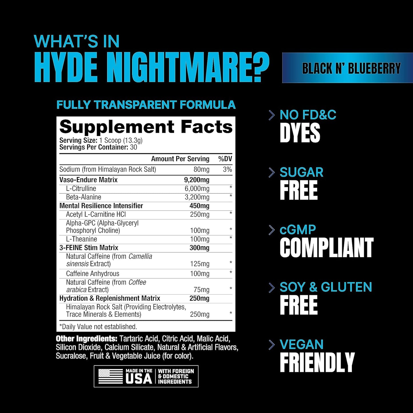 ProSupps - HYDE NIGHTMARE V2 - Intense Pre-Workout - 30 Servings