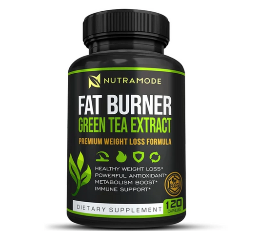 Green Tea Extract Fat Burner EGCG Natural Appetite Suppressant 120 Capsules