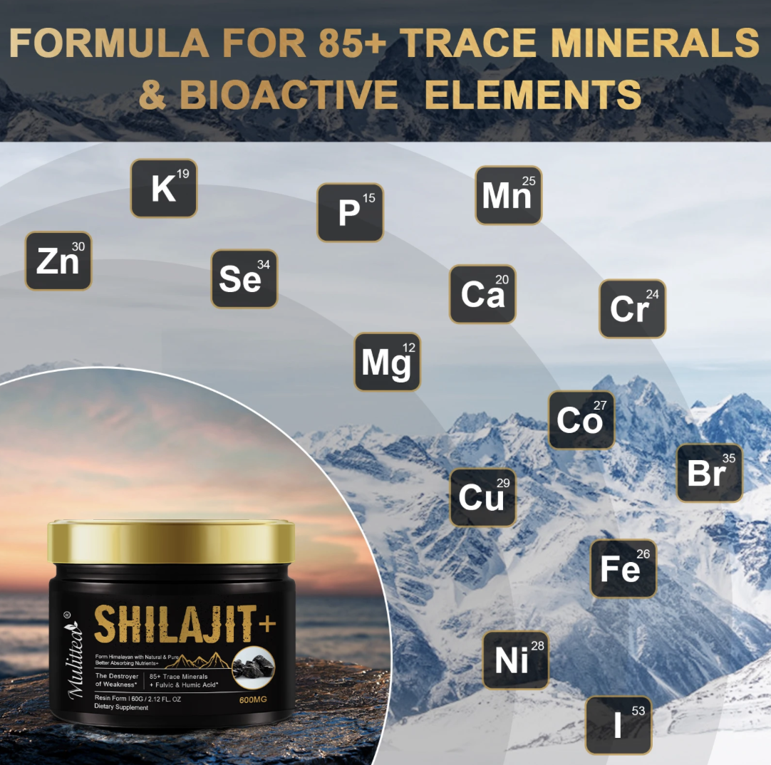 PURE HIMALAYAN SHILAJIT RESIN 600mg DOSE Fulvic Acid 60g