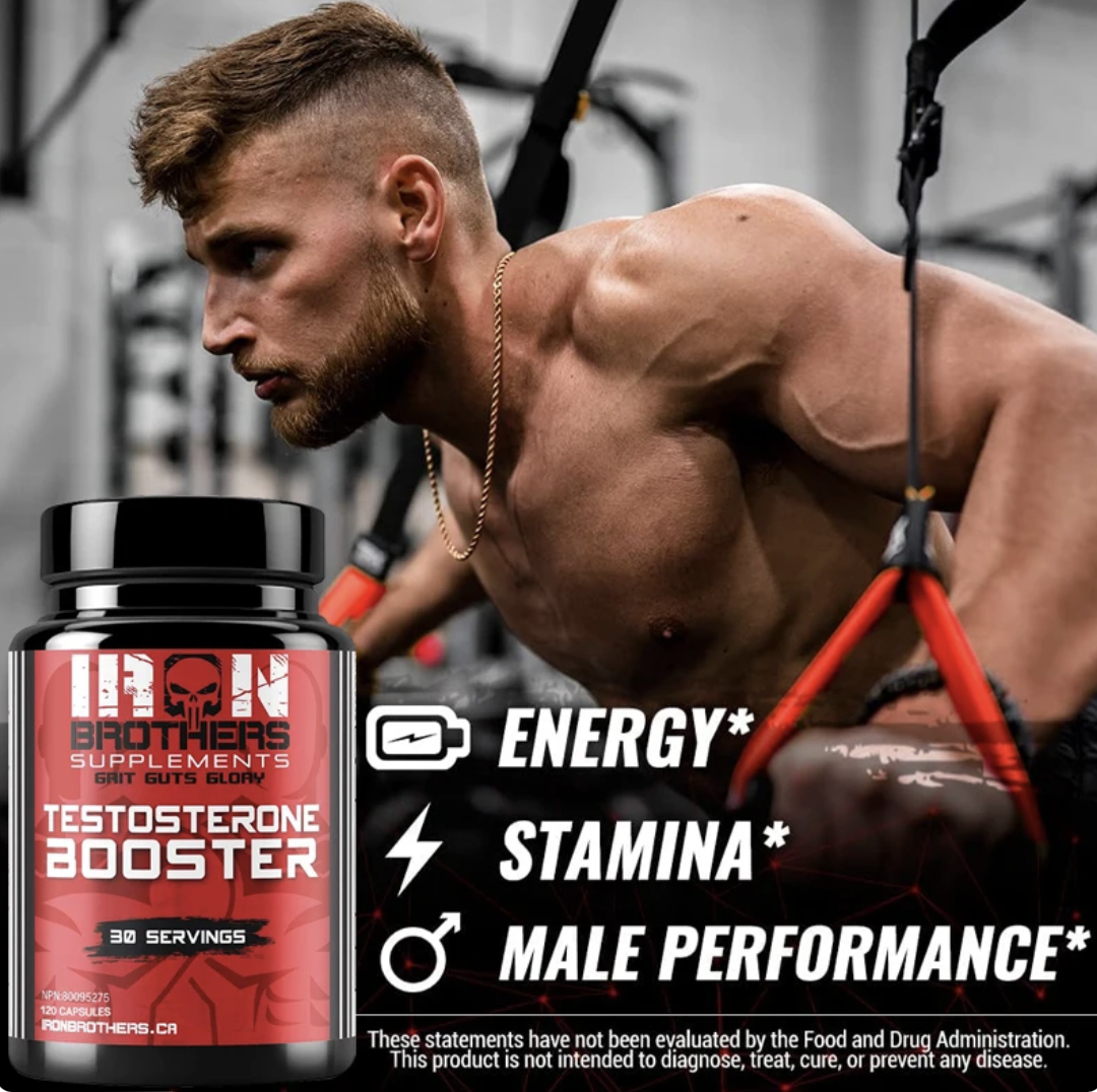 IRON BROTHERS - Testosterone Booster & Estrogen Blocker