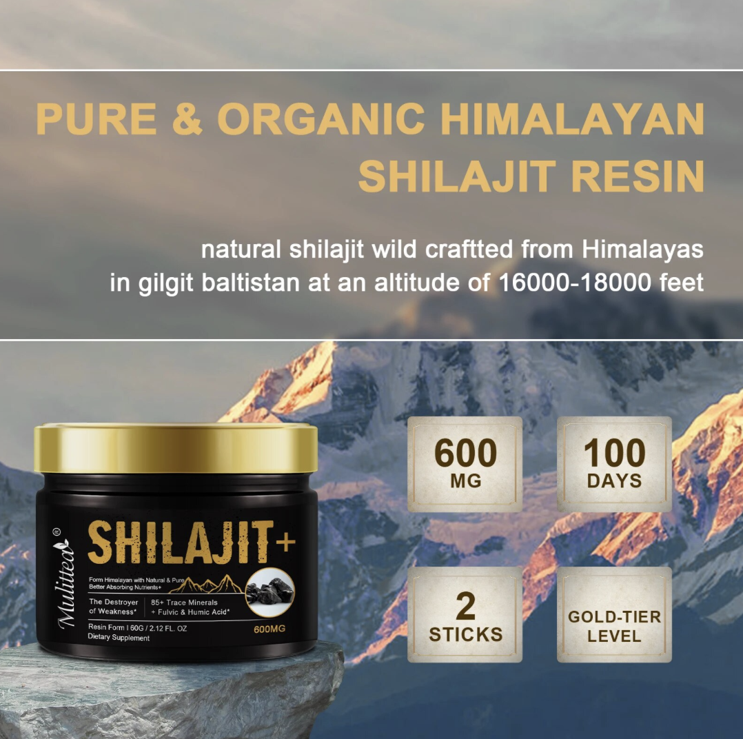 PURE HIMALAYAN SHILAJIT RESIN 600mg DOSE Fulvic Acid 60g