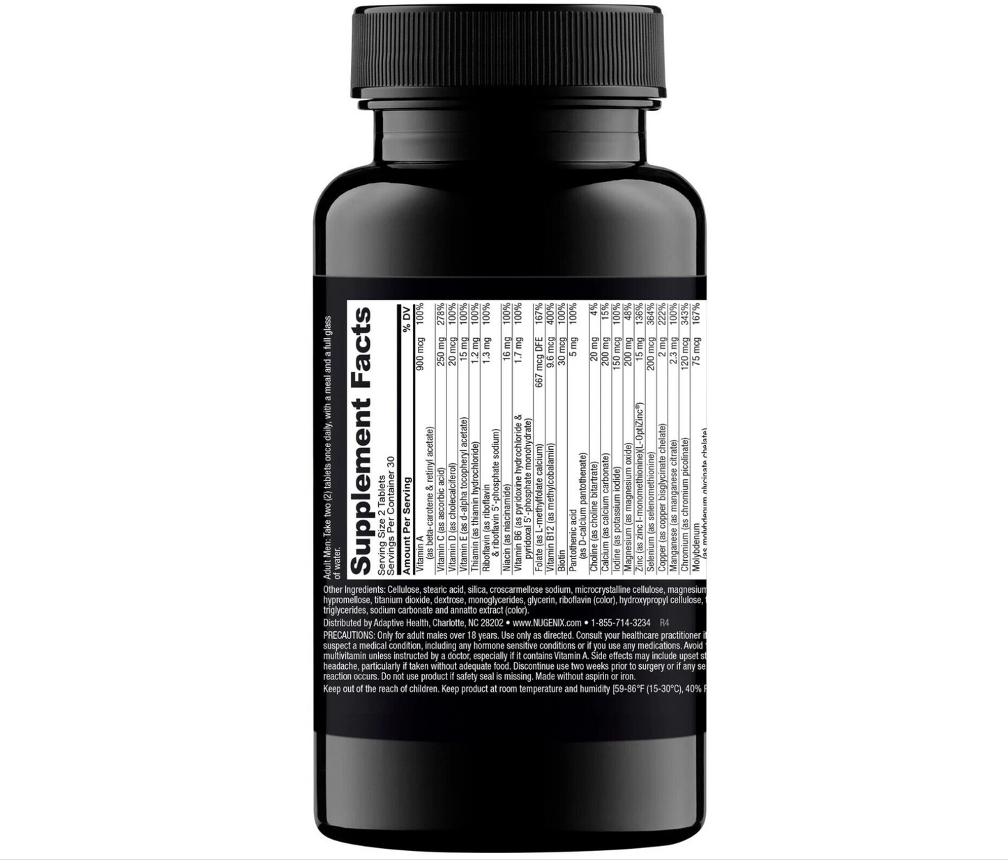 Nugenix Testosterone Multivitamin Supports Natural Testosterone Levels