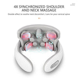 Intelligent Neck Massager with Magnetic Vibration and Infrared Heating Pulsation