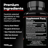 Prime Labs Testosterone Booster Natural Stamina, Endurance and Strength Booster
