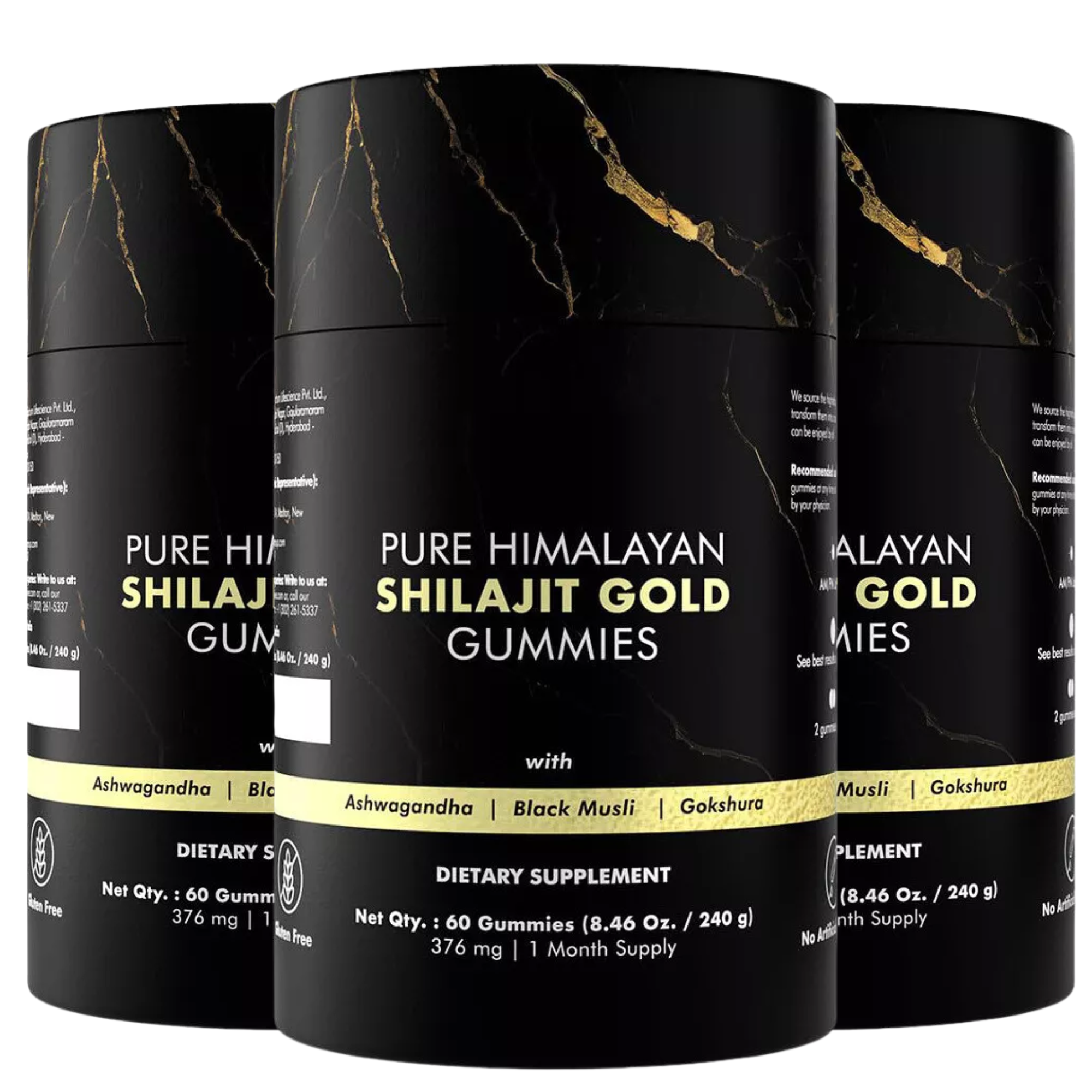 Pure Himalayan Shilajit Gummies - Gold Lab Tested