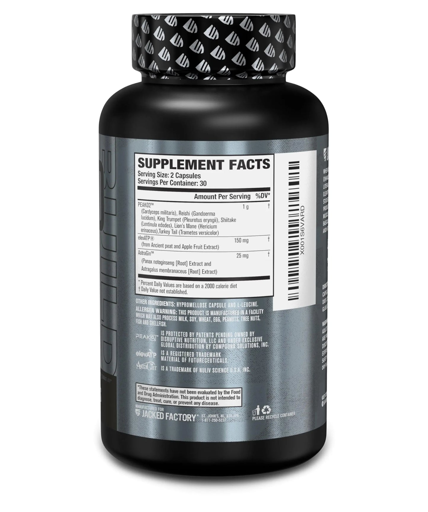 Jacked Factory - Build-XT Daily Muscle Builder & Performance Enhancer - Muscle Building Supplement for Muscular Strength & Growth