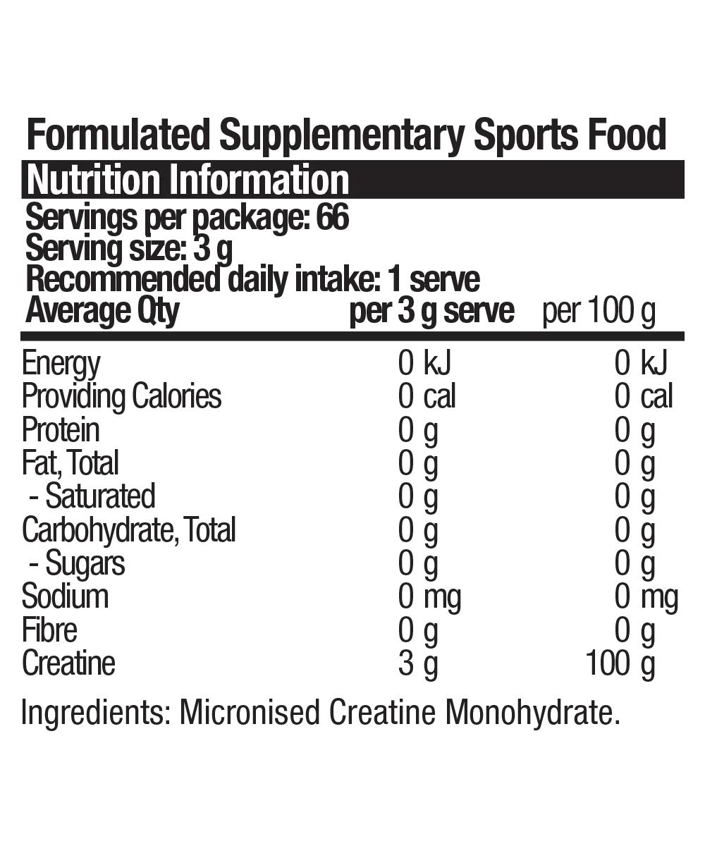 BSC - Pure Creatine Monohydrate