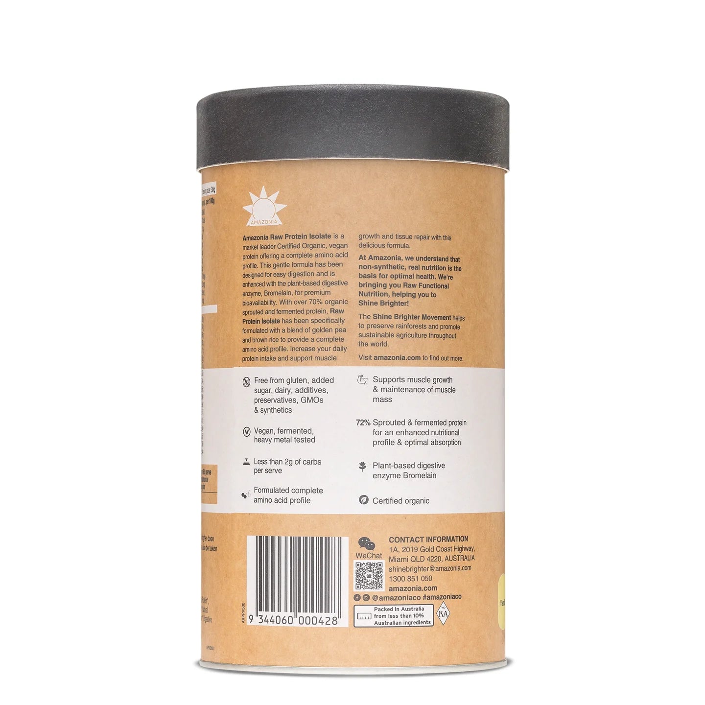 Amazonia - Raw Protein - Isolate - 1kg