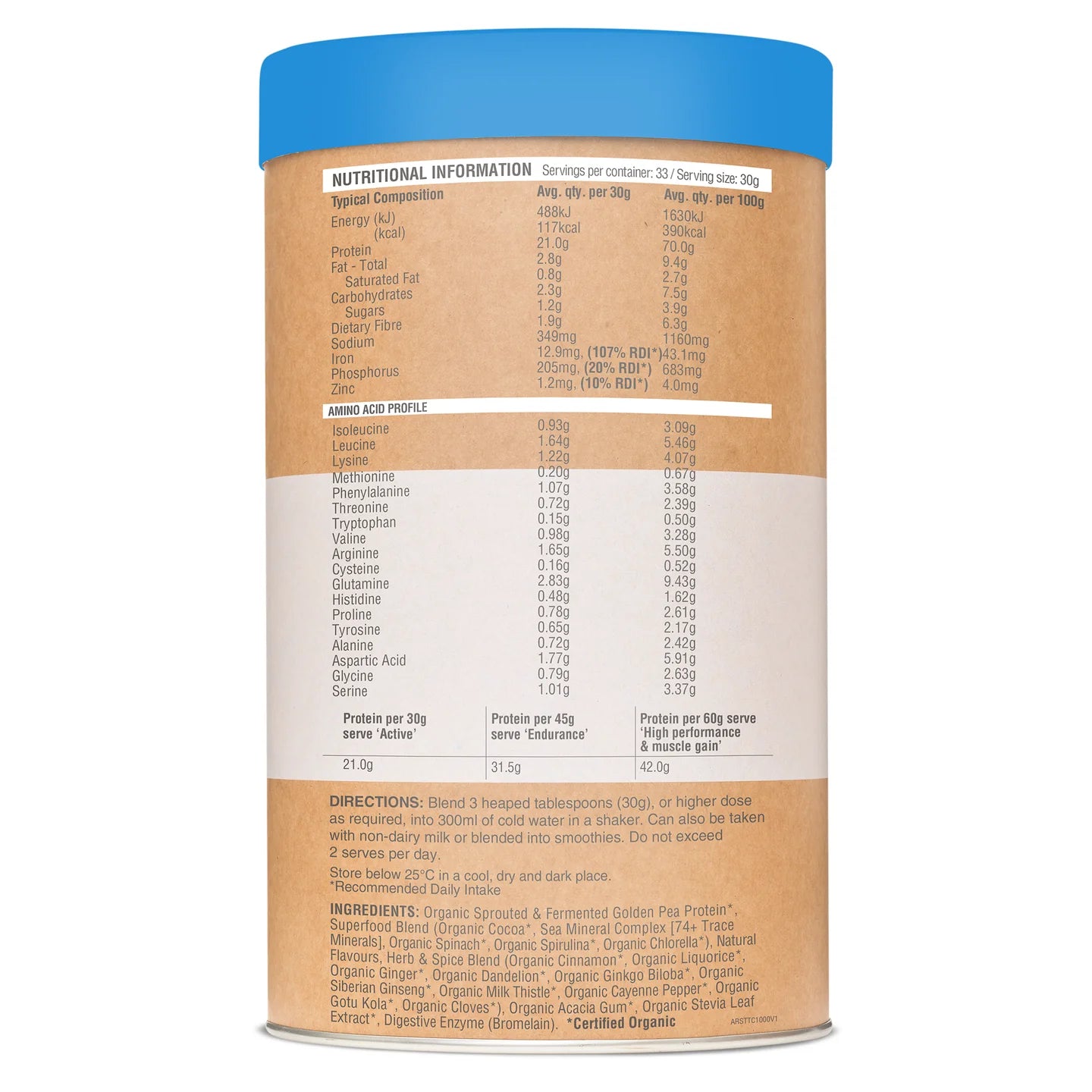 Amazonia - Raw Protein - Slim & Tone - 1kg