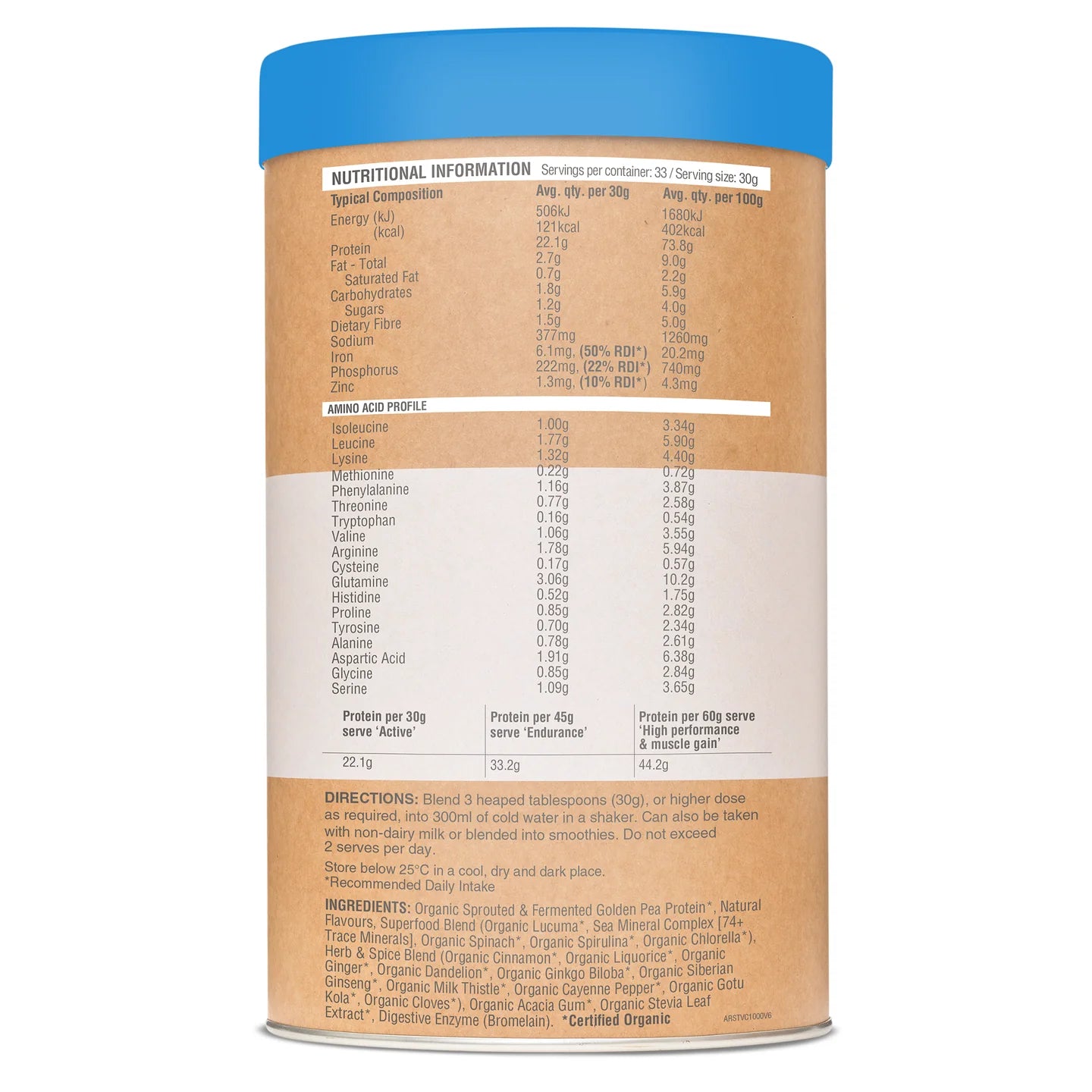 Amazonia - Raw Protein - Slim & Tone - 1kg