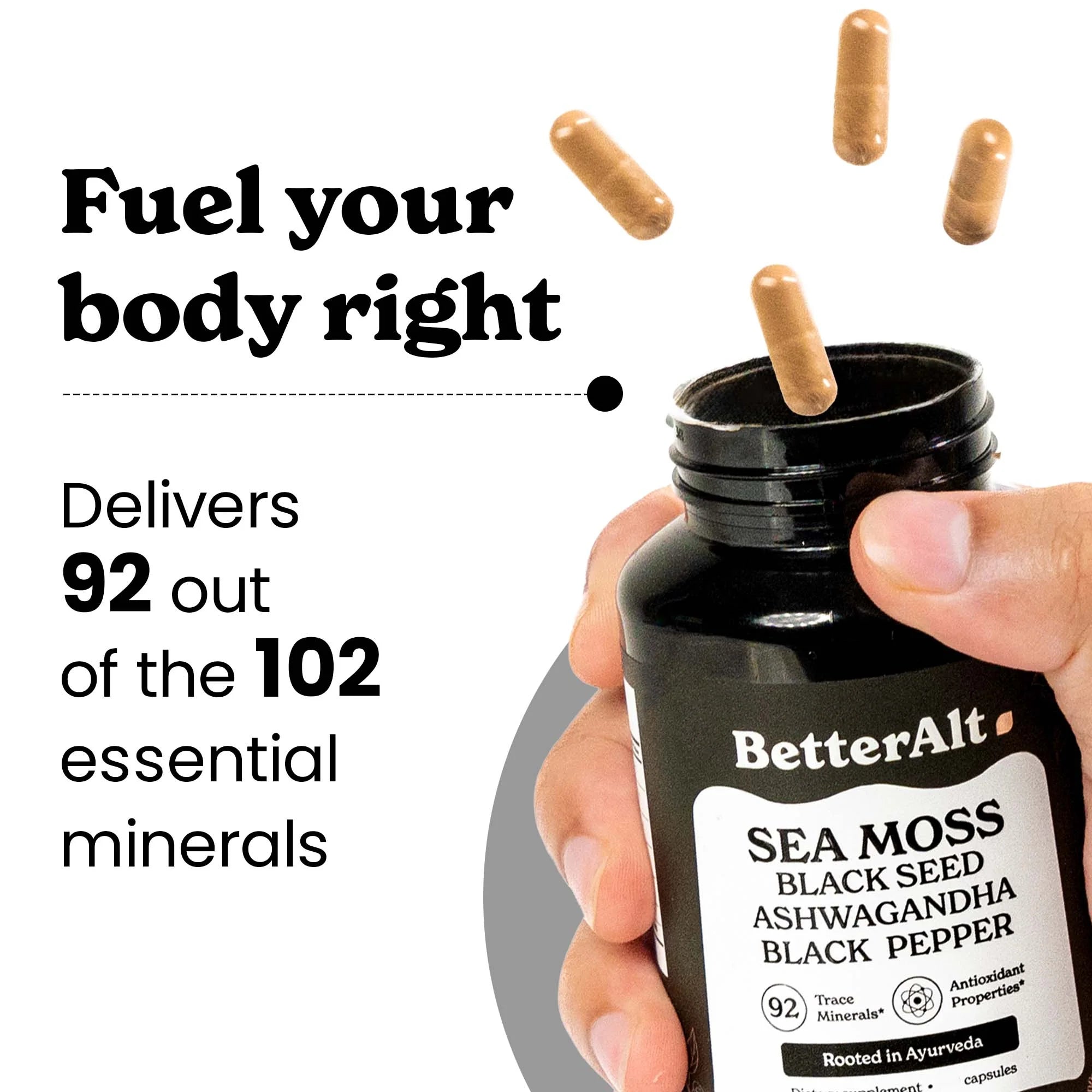 BetterAlt - Irish Sea Moss - 120 Capsules