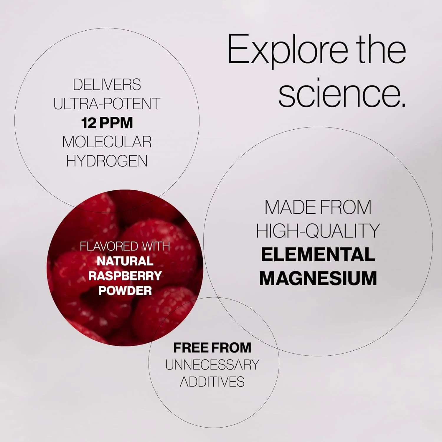 Molecular H2TAB Hydrogen Tablets with Magnesium -12 PPM Hydrogen Tablets