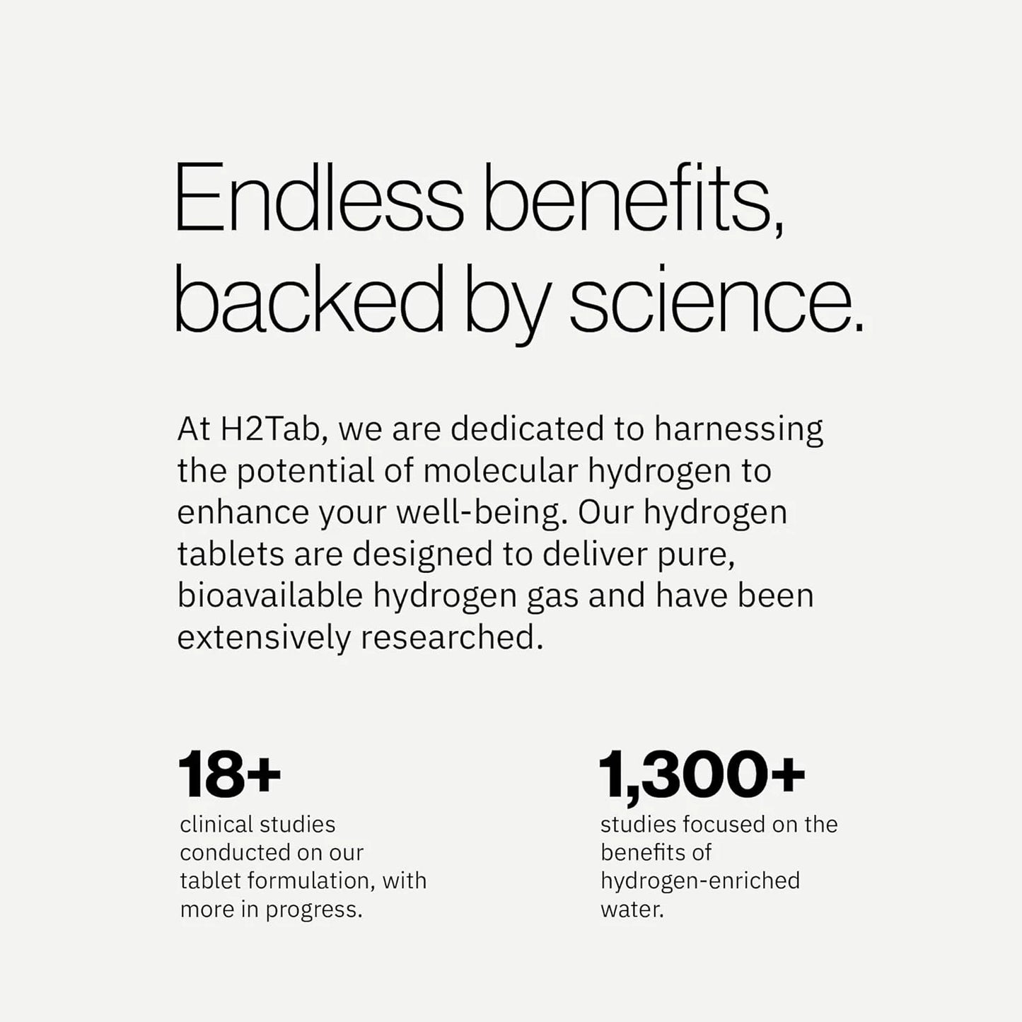 Molecular H2TAB Hydrogen Tablets with Magnesium -12 PPM Hydrogen Tablets