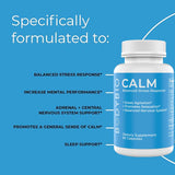 BodyBio Calm - Natural Stress Relief Blend with Rhodiola & More - 60 Capsules