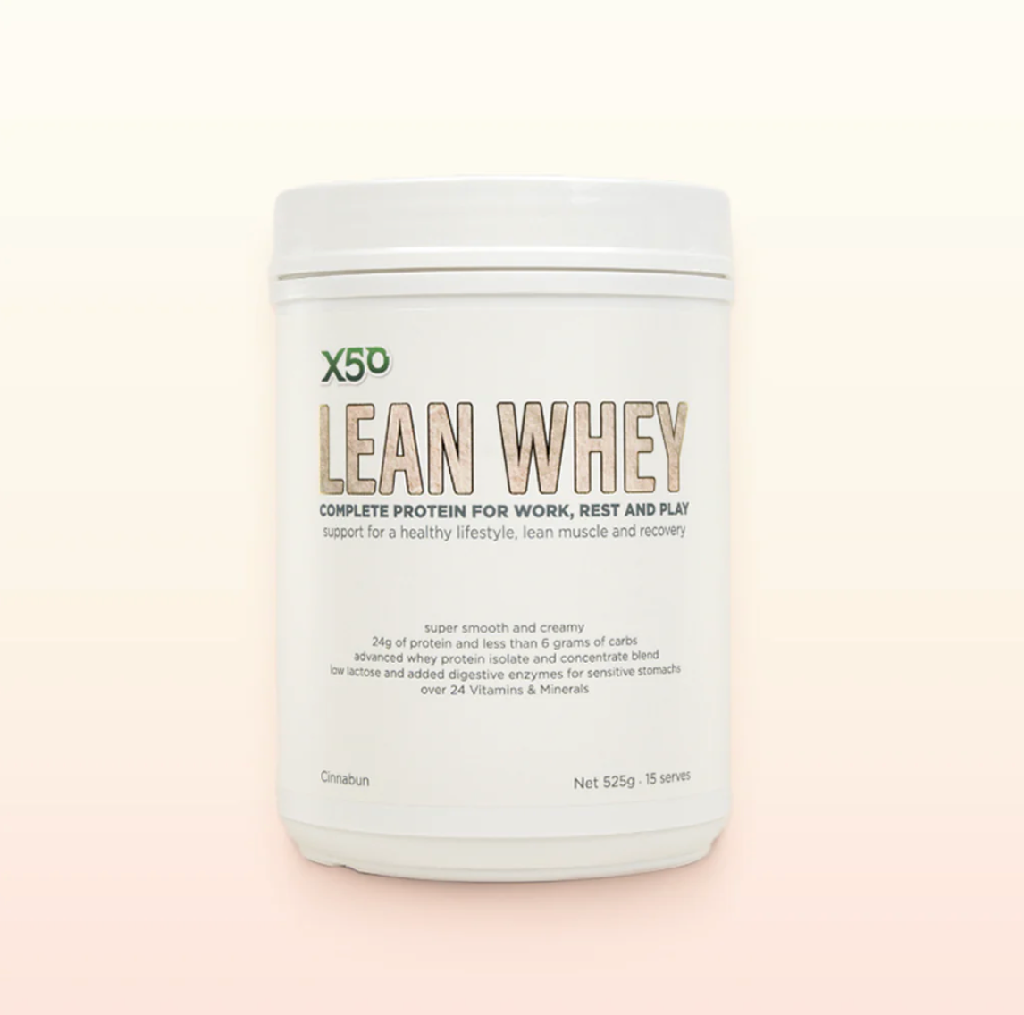 X50 Lean Whey Protein - 15 Serves