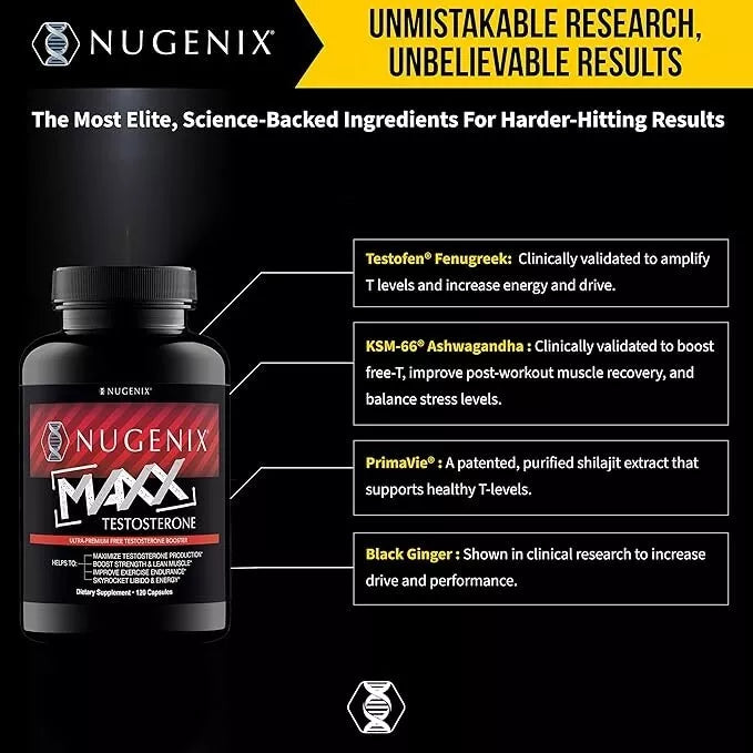 Nugenix® Maxx Testosterone Booster 30 Serves