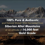 100% PURE SIBERIAN SHILAJIT Organic Soft Resin Extremely Potent Fulvic Acid 50g