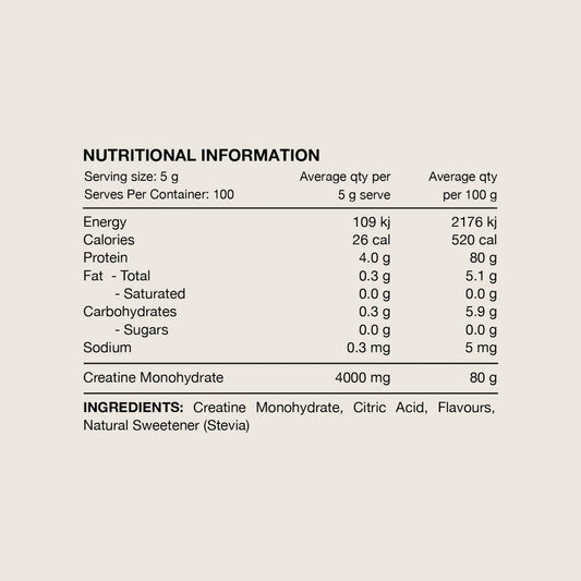 Switch Nutrition - Flavoured Creatine - 100 Serves