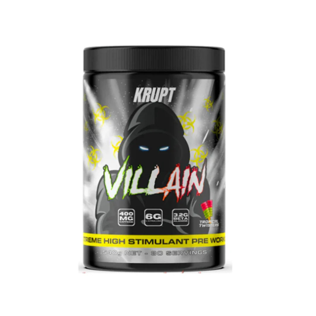 Krupt - Villian - Extreme High-Stimulant Pre-Workout - 30 Serves