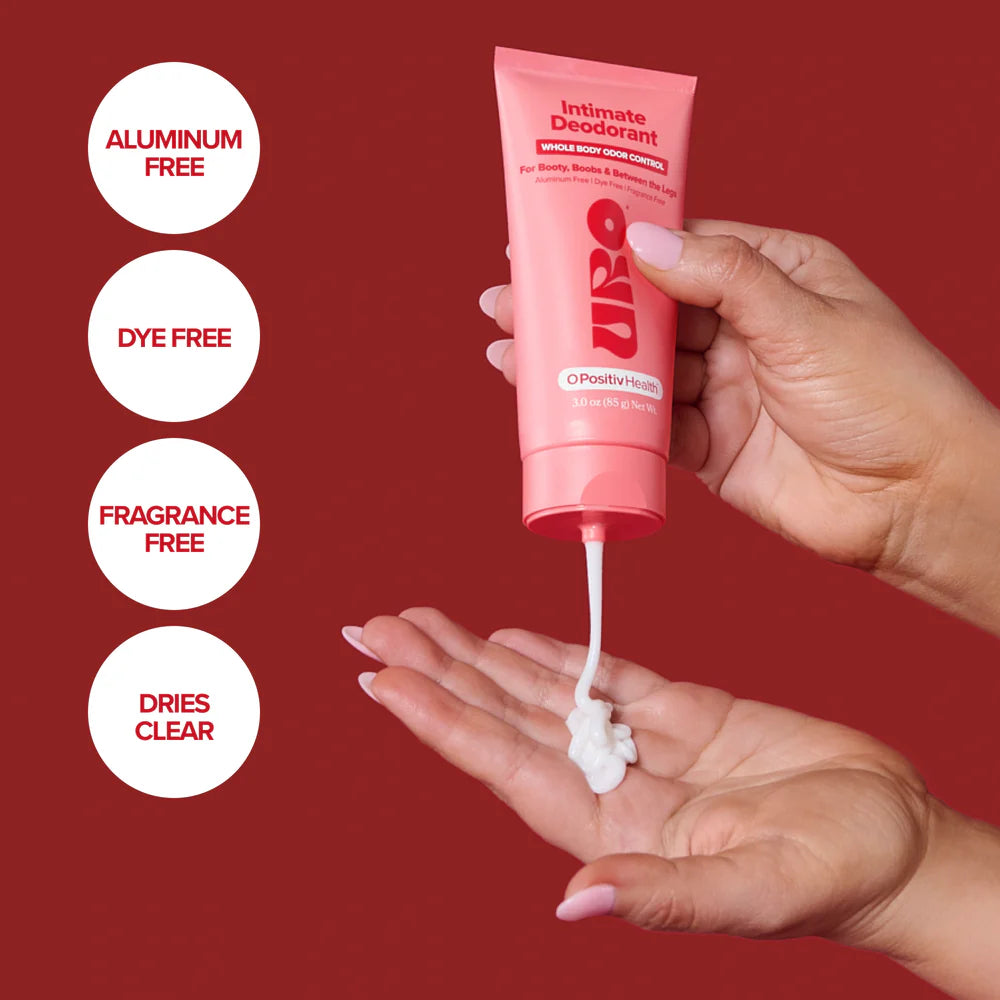 O Positiv URO Intimate Whole Body Deodorant Cream – Dermatologist Tested