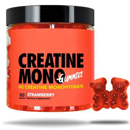Creatine Monohydrate Gummies 4g - Strawberry 60 Pieces