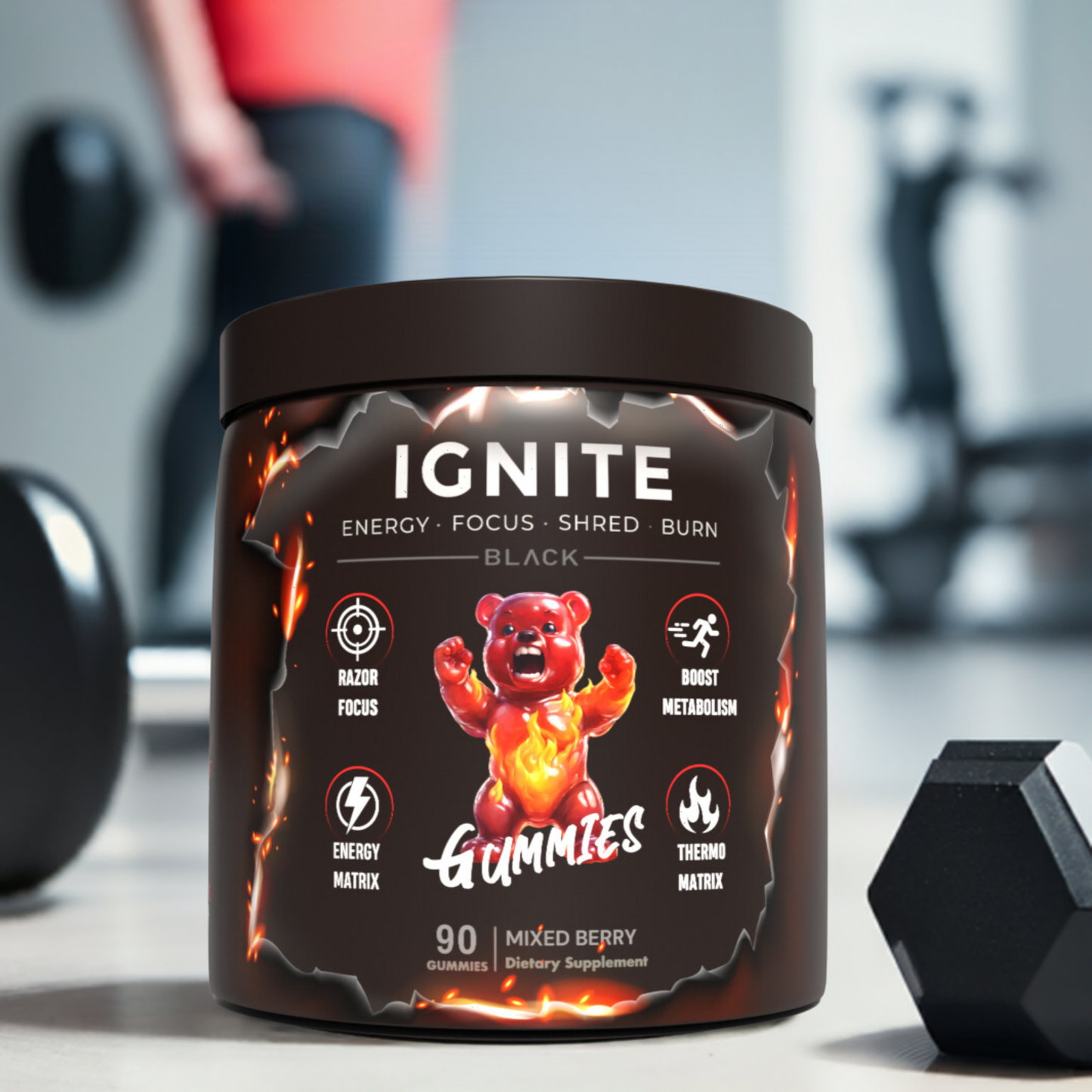 IGNITE Pre-workout & Fat Burner Gummies